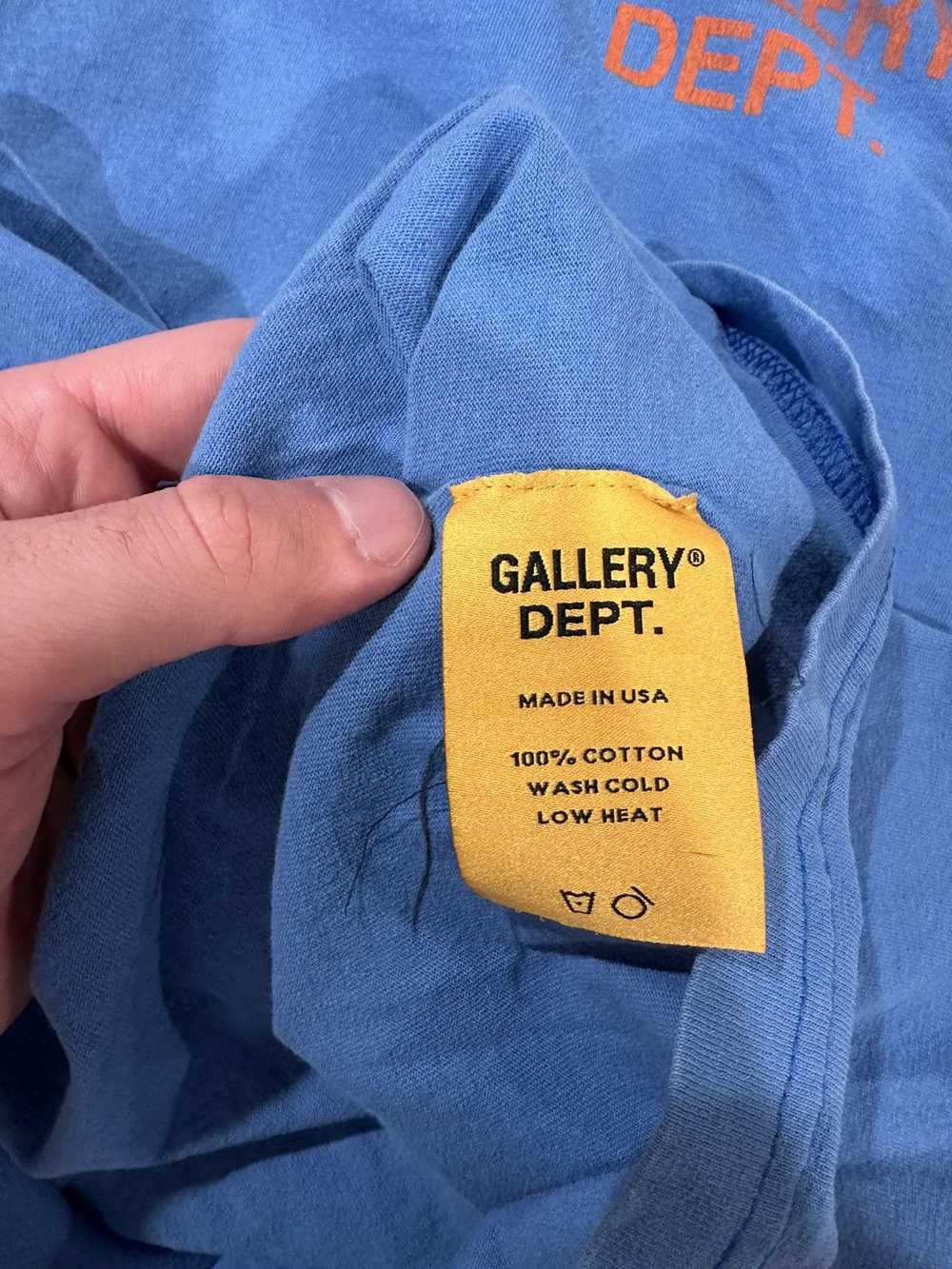 Gallery Dept. Gallery Dept blue souvenir t-shirt … - image 7