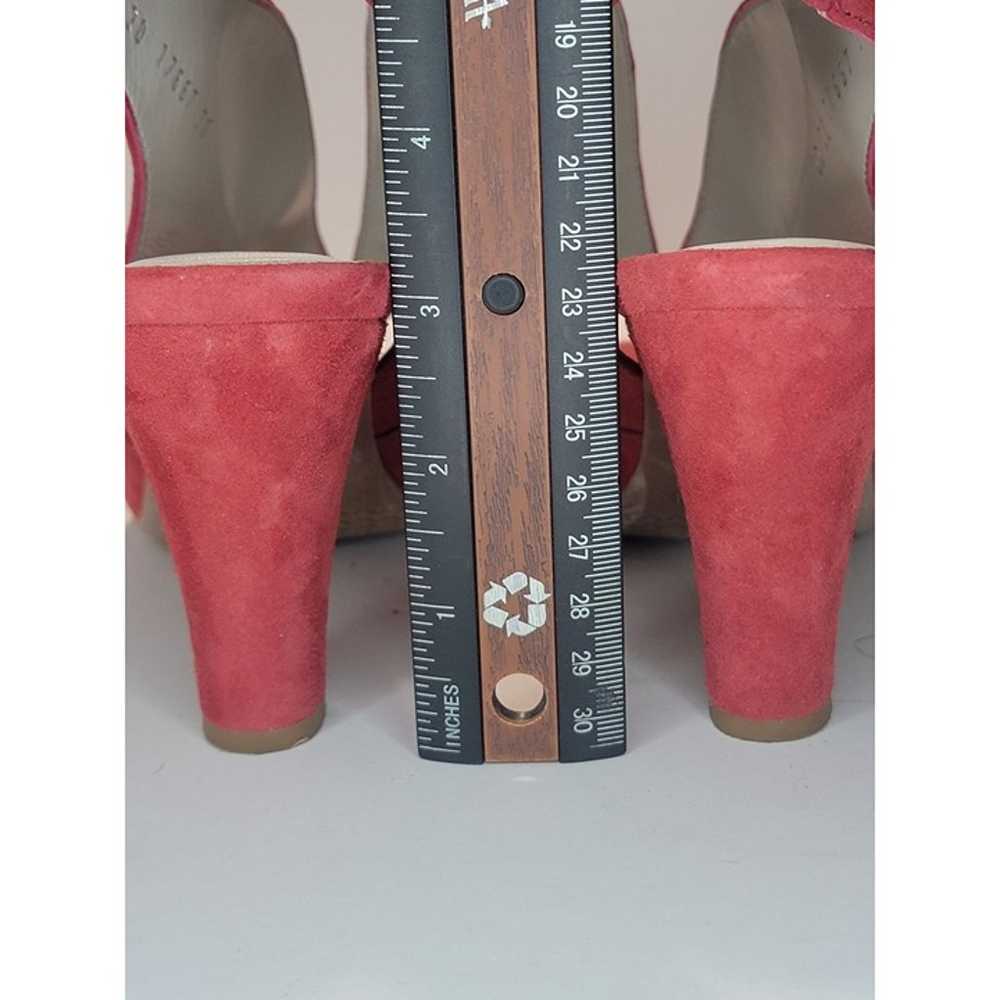 Eric Michael Heels Red Women 38 Leather Upper Ope… - image 4
