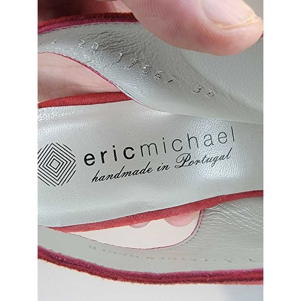 Eric Michael Heels Red Women 38 Leather Upper Ope… - image 6