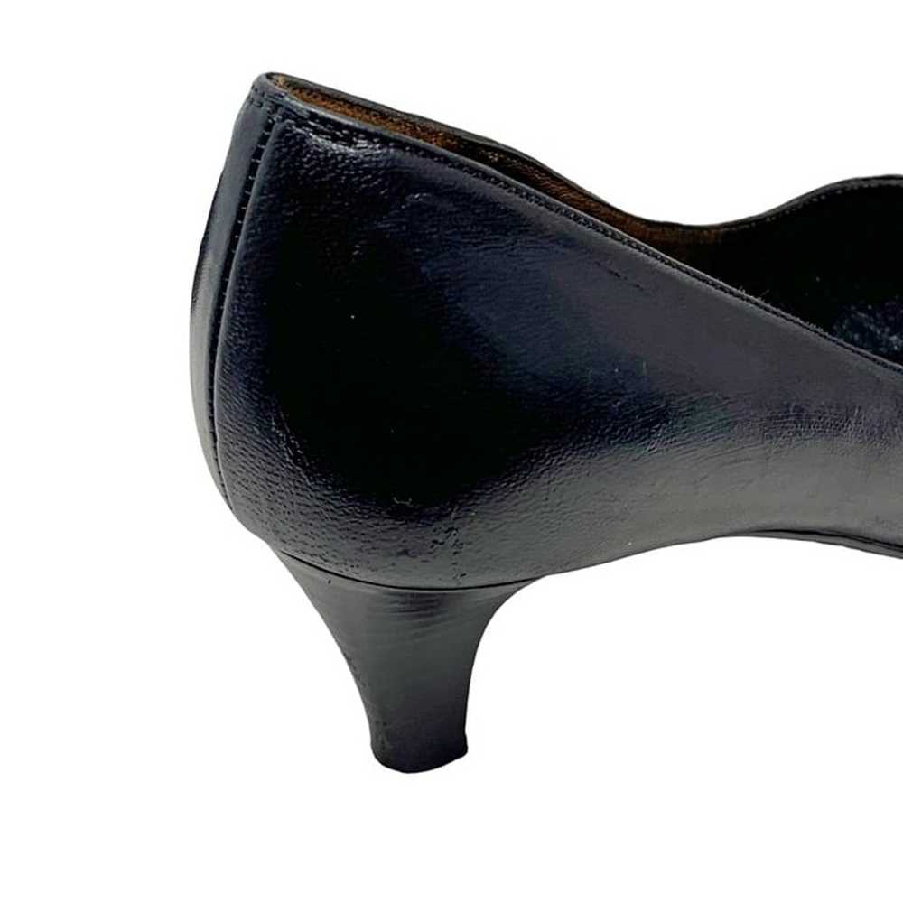 Salvatore Ferragamo Black Leather Patent Leather … - image 8