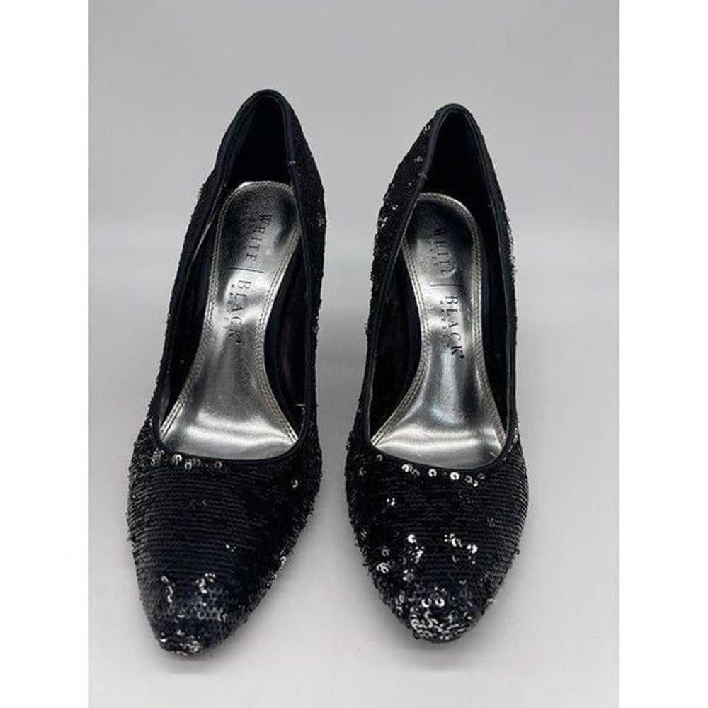 White House Black Market Sequin Heels Size 6 - image 3