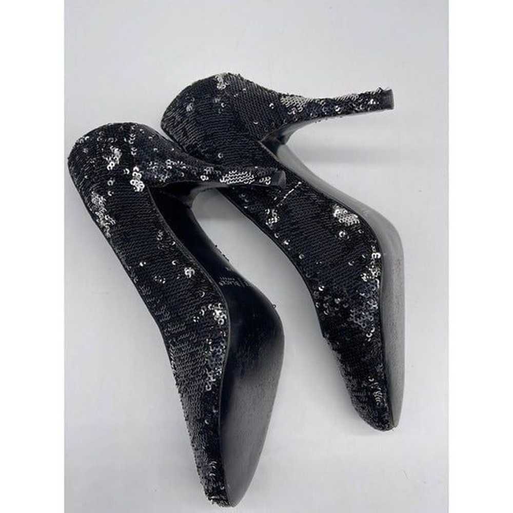 White House Black Market Sequin Heels Size 6 - image 8