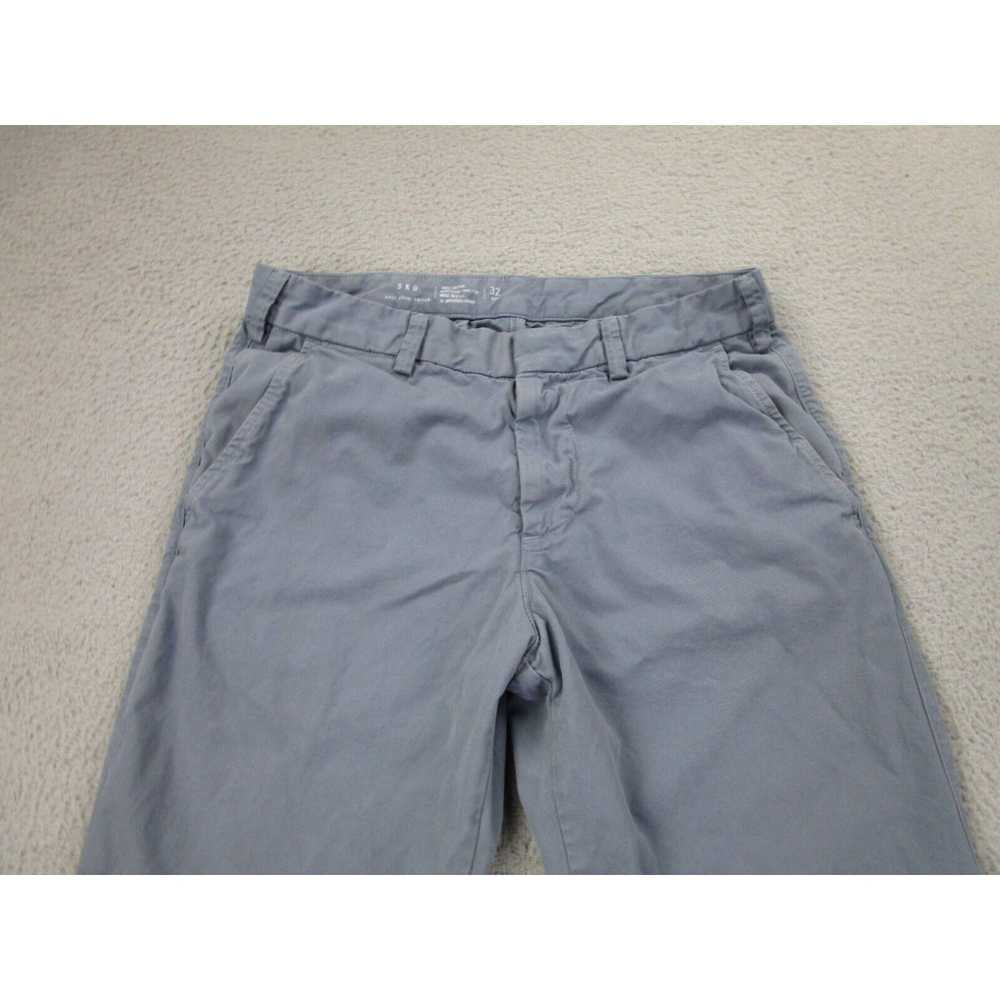 Save Khaki SKU Pants Mens 32 Blue Chino Straight … - image 2