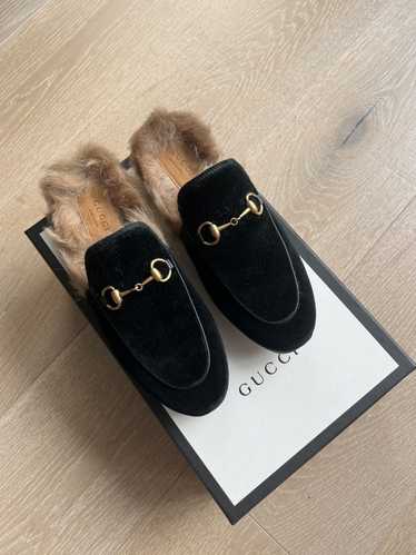 Gucci Gucci velvet mules