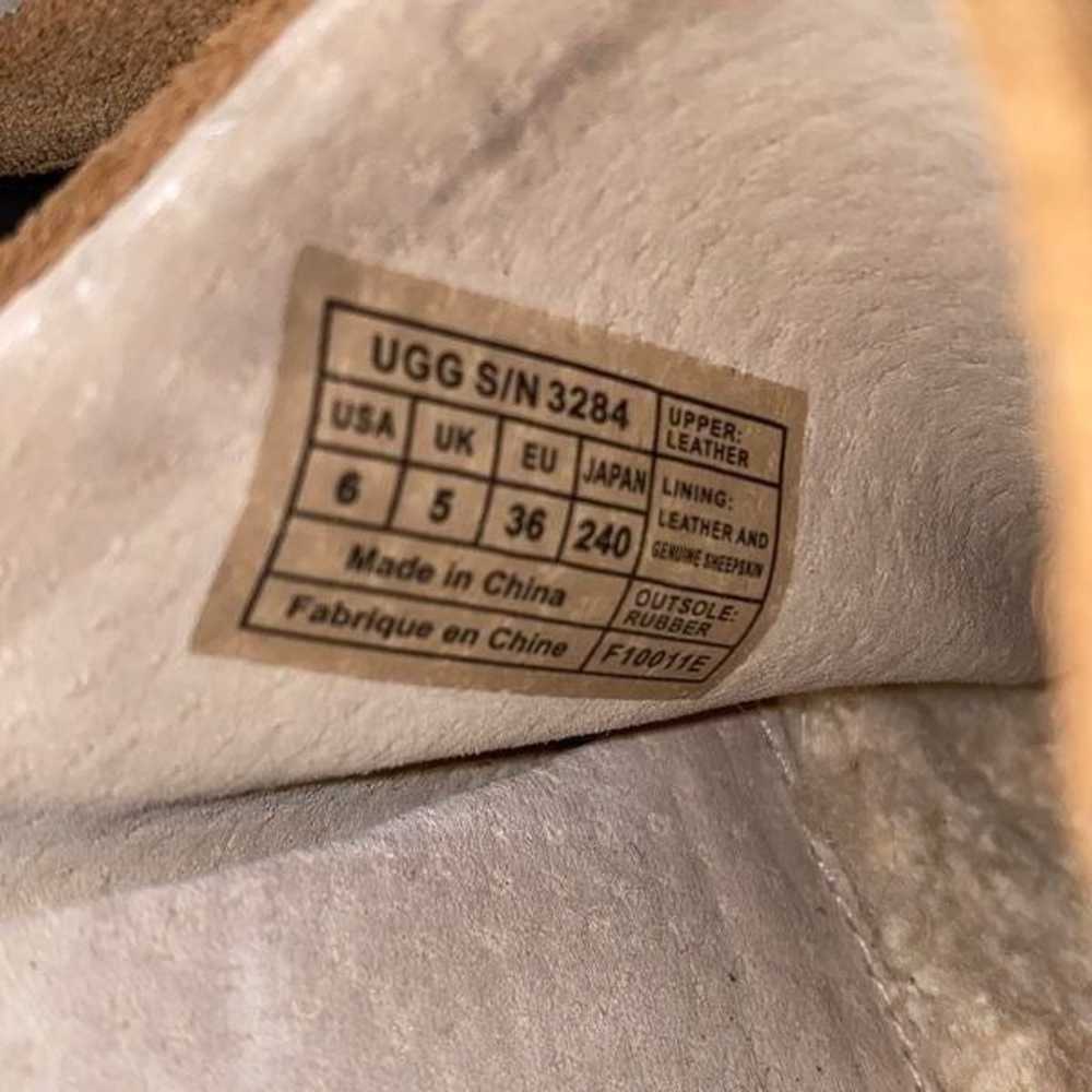 UGG suede leather clog slide ons - image 5