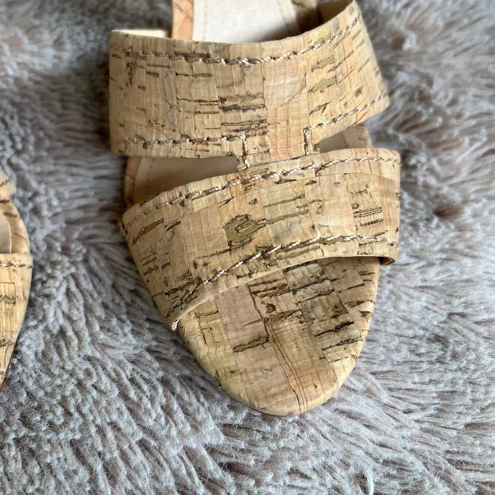 NWOB Schutz Cork 'Gwen' Ankle Strap Sandals with … - image 7