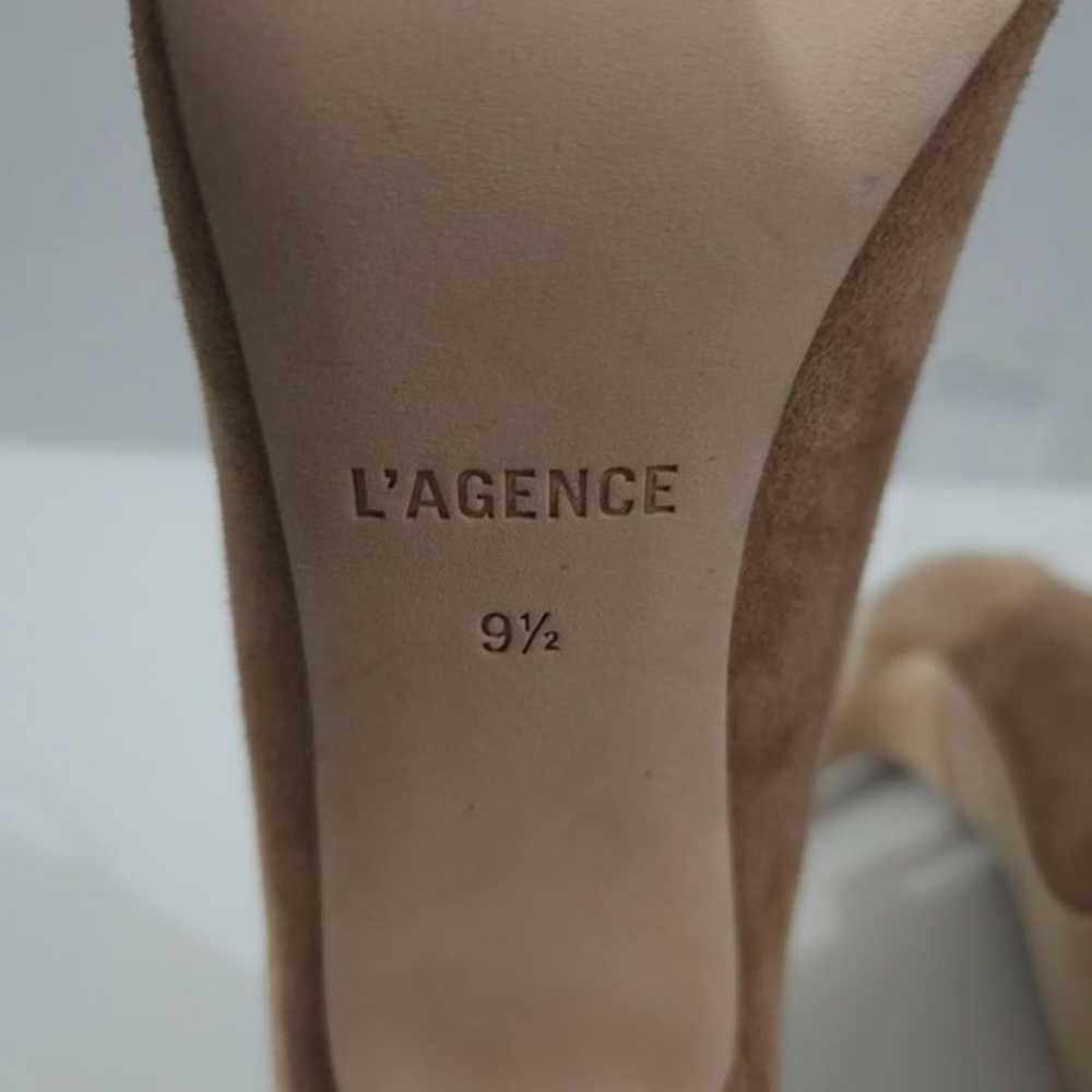 L'Agence Jolie Pointed Toe Pump Heel Shoe Cappuci… - image 12