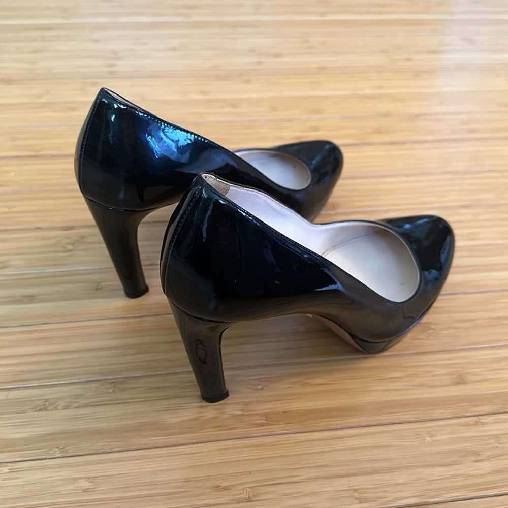 Prada Leather Patent Wet Look Heels - image 7