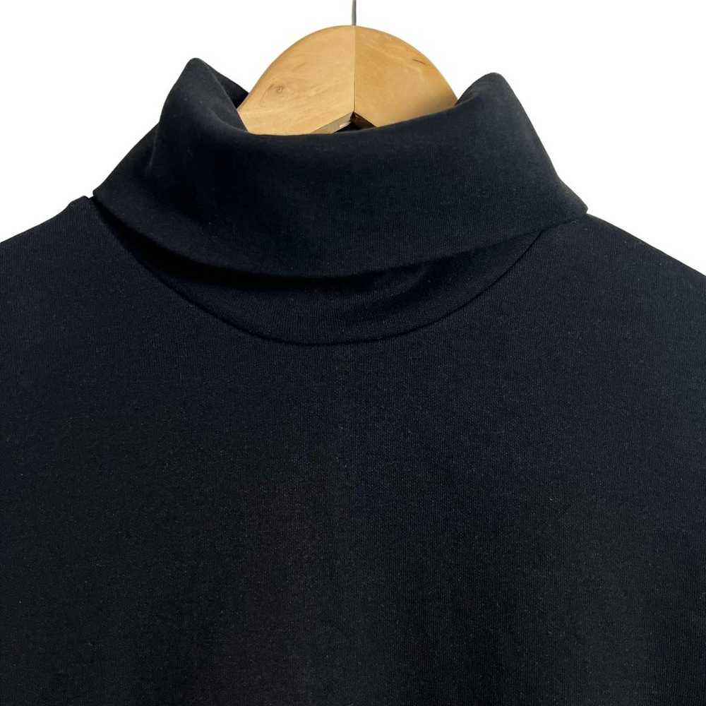 Zara Trafaluc Solid Black Turtleneck 3/4 Sleeve T… - image 2