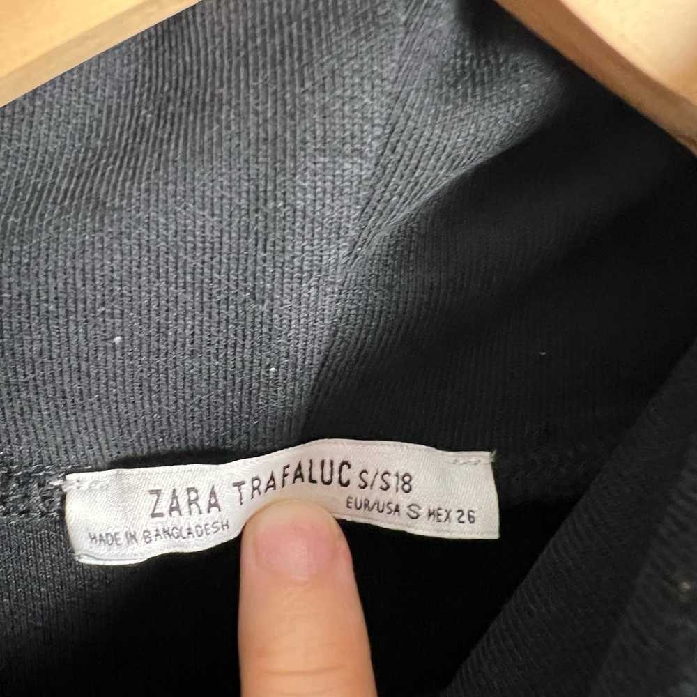 Zara Trafaluc Solid Black Turtleneck 3/4 Sleeve T… - image 6