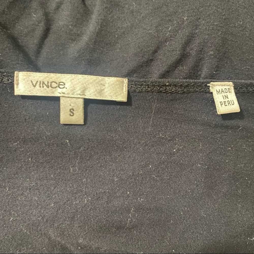 Vince Women’s Size S Black V-Neck Surplice Halter… - image 5
