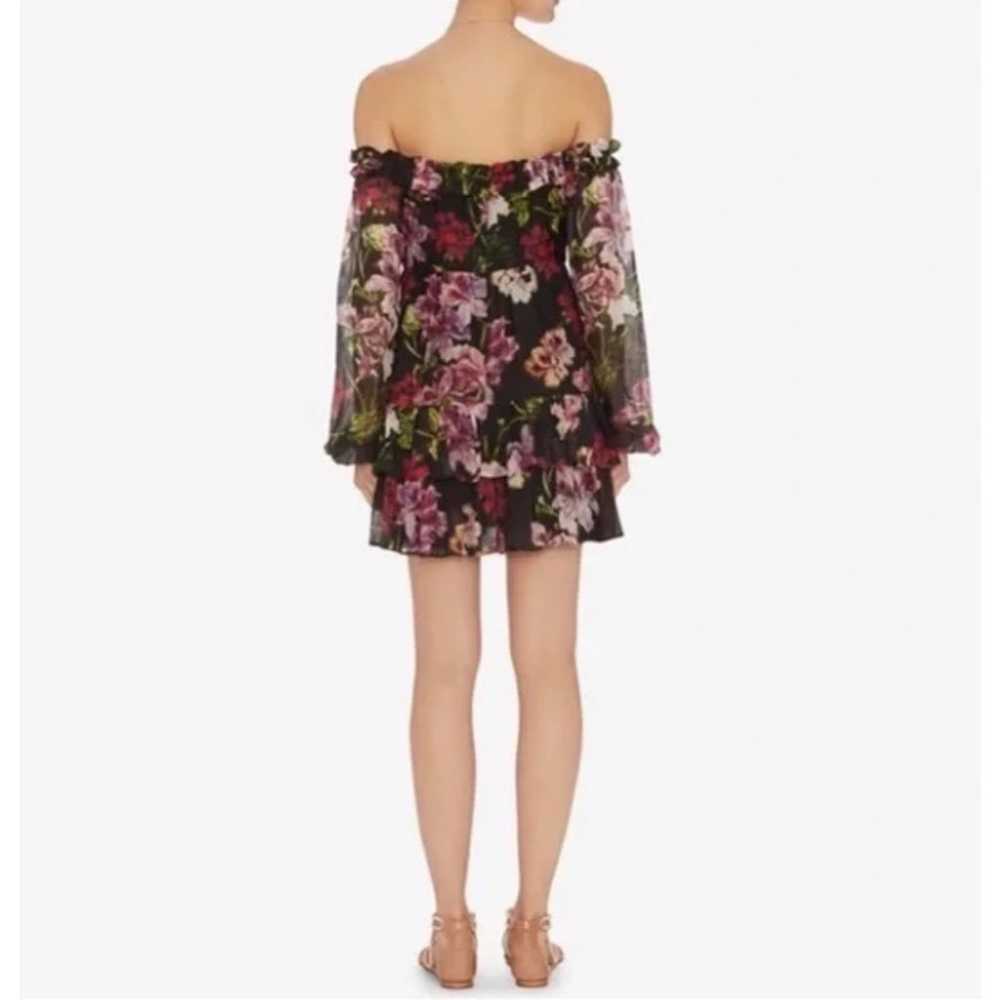 INTERMIX Knightly Floral Print Off Shoulder Mini … - image 2