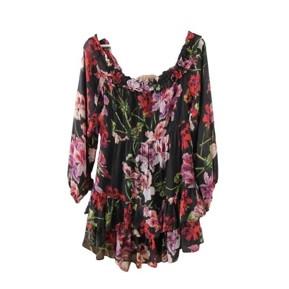 INTERMIX Knightly Floral Print Off Shoulder Mini … - image 3
