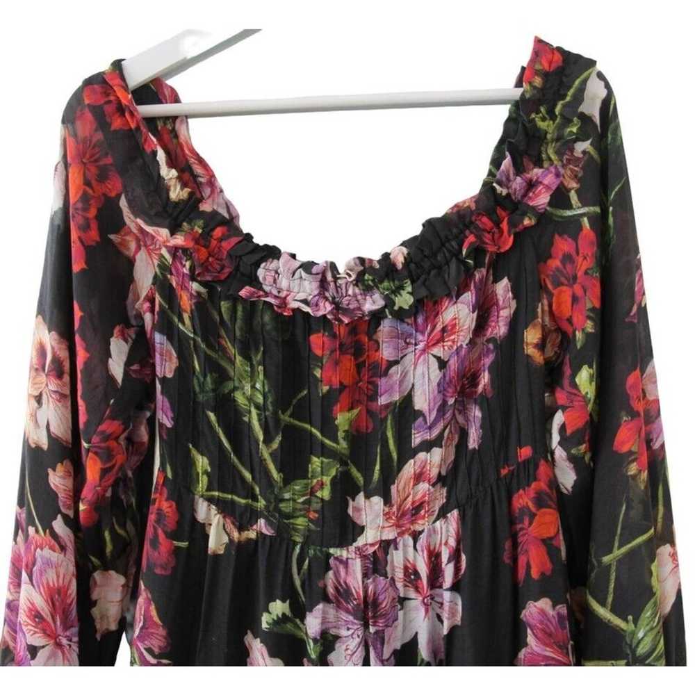 INTERMIX Knightly Floral Print Off Shoulder Mini … - image 4