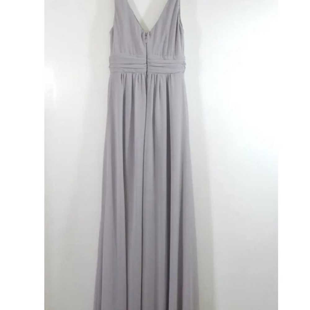 Lulus Light Grey Chiffon Formal Dress - image 3