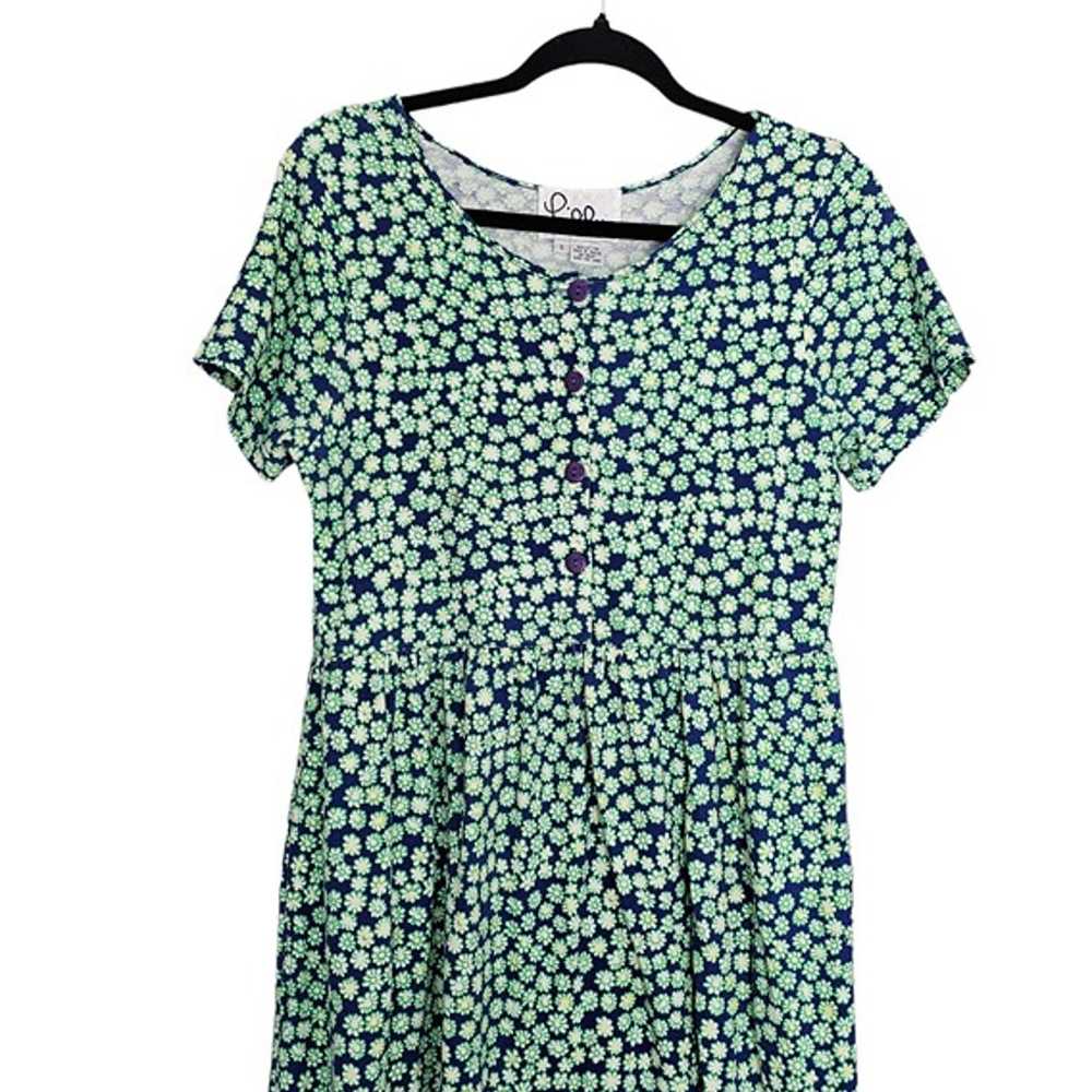 Vintage Women's - Lilly Pulitzer Floral Midi Dres… - image 2