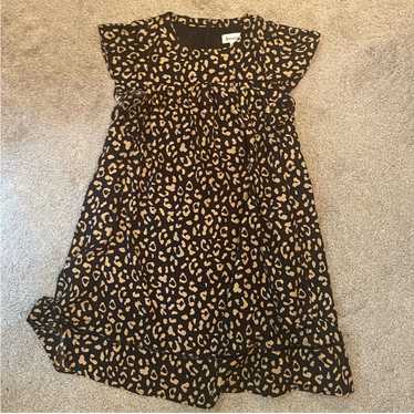 Boutique Cheetah Print Swing Dress