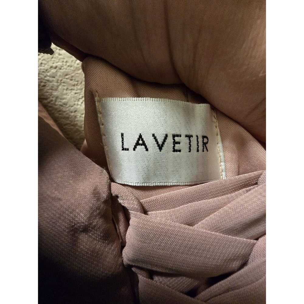 Lavetir Lace Up Vneck Floor Length Dress Dusty Ro… - image 4