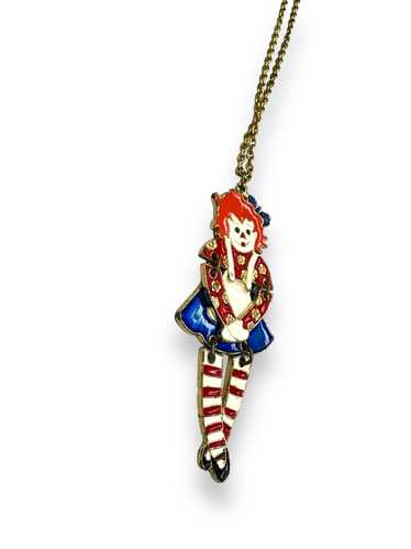 1970s Raggedy Ann Charm Necklace (Unsigned)