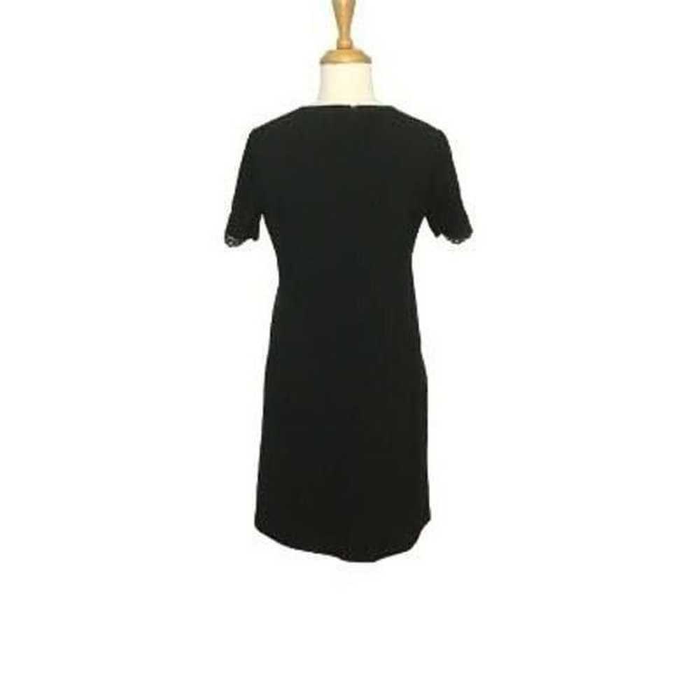 Maggy London 6 Black Dress Lace A-Line Y2K Does 5… - image 3