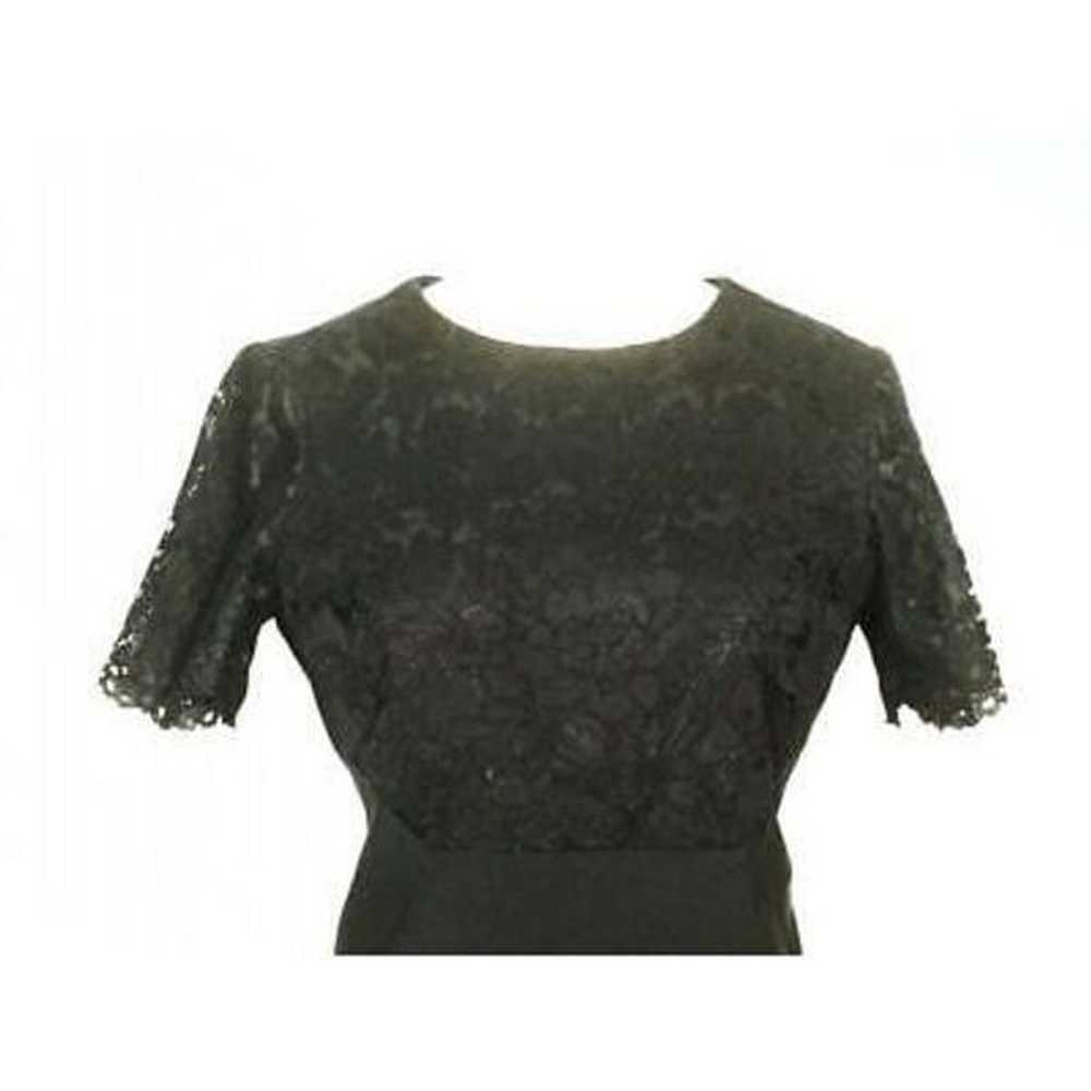 Maggy London 6 Black Dress Lace A-Line Y2K Does 5… - image 5
