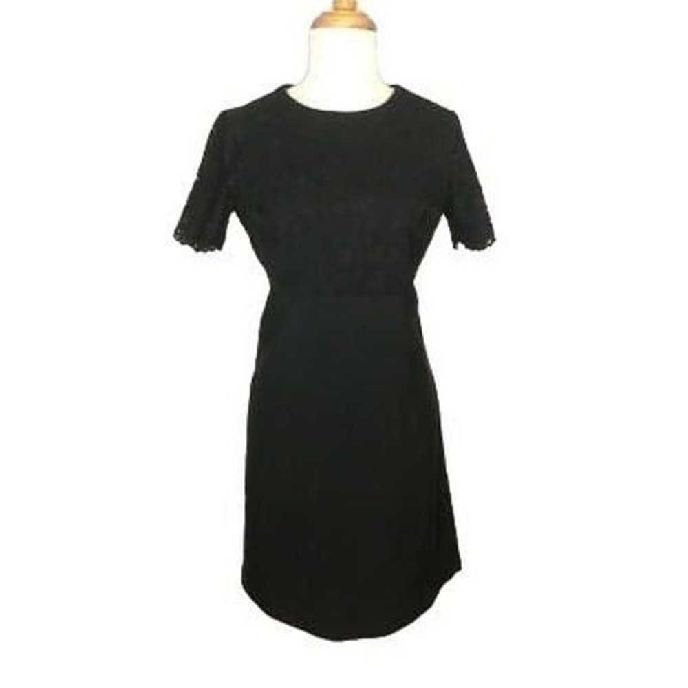Maggy London 6 Black Dress Lace A-Line Y2K Does 5… - image 7