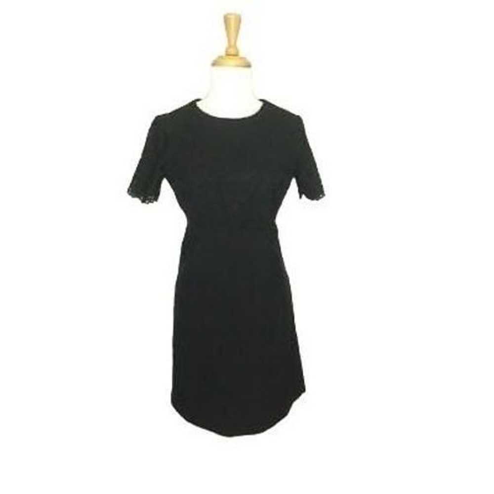 Maggy London 6 Black Dress Lace A-Line Y2K Does 5… - image 8