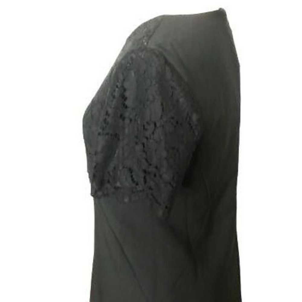 Maggy London 6 Black Dress Lace A-Line Y2K Does 5… - image 9