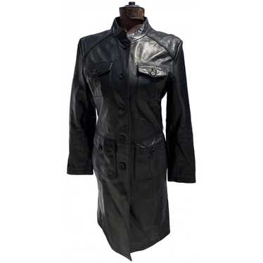Kenneth Cole Leather trench coat