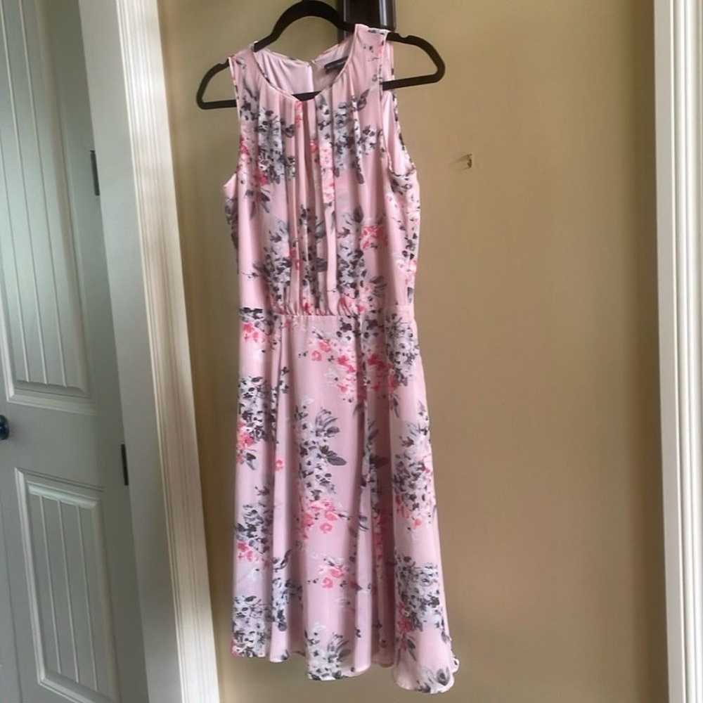 WHBM Pink Floral Sleeveless Dress Size 2 - image 7