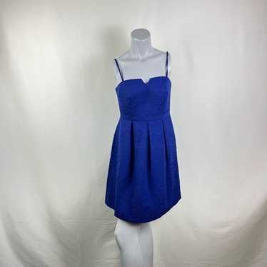Moulinette Soeurs Cocktail Mini Dress Blue Size 4… - image 1
