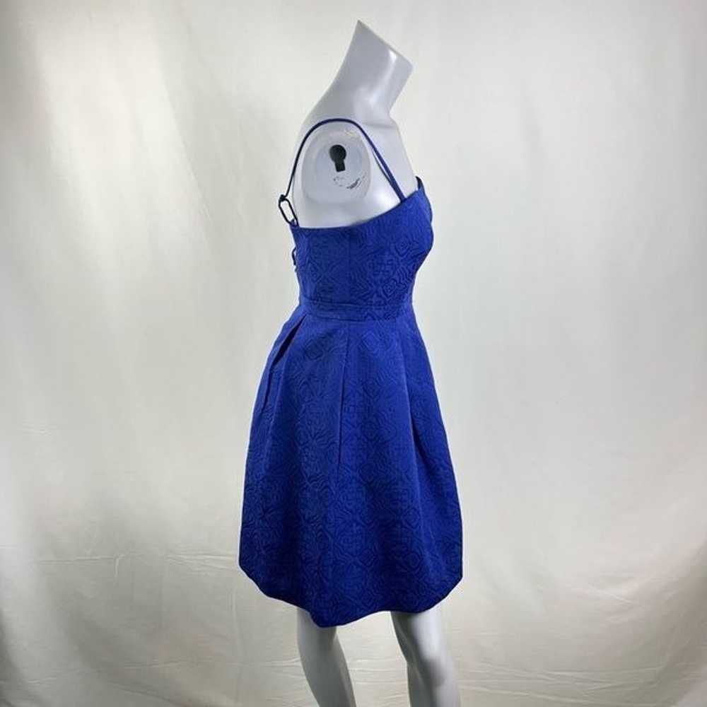 Moulinette Soeurs Cocktail Mini Dress Blue Size 4… - image 2