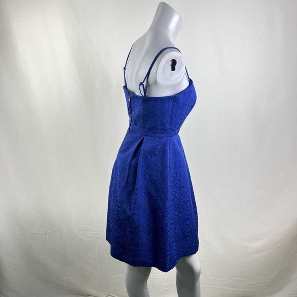 Moulinette Soeurs Cocktail Mini Dress Blue Size 4… - image 5