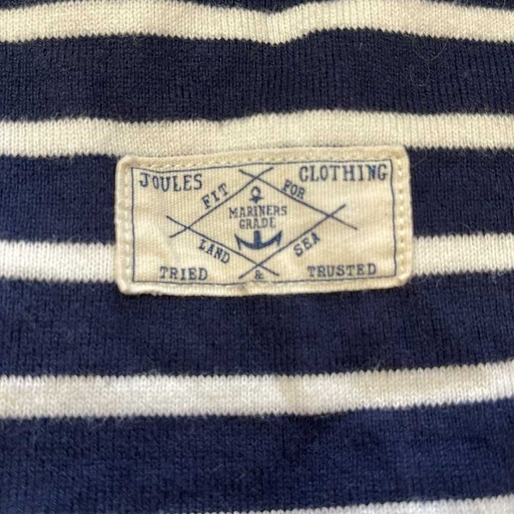 Joules Navy/White Striped Short Sleeve T-Shirt Dr… - image 4