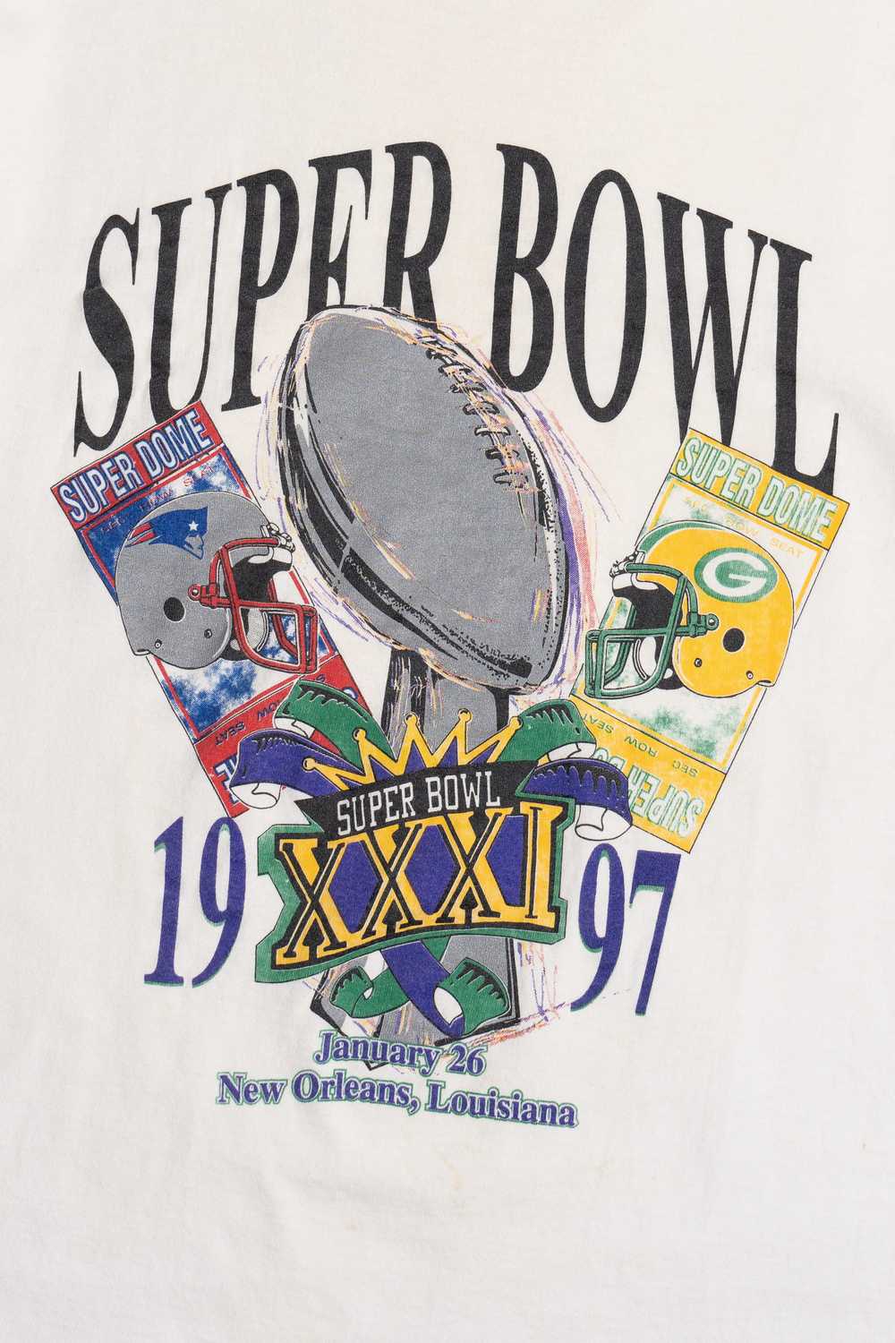 Vintage 1997 Super Bowl XXXI Packers Vs. Patriots… - image 2