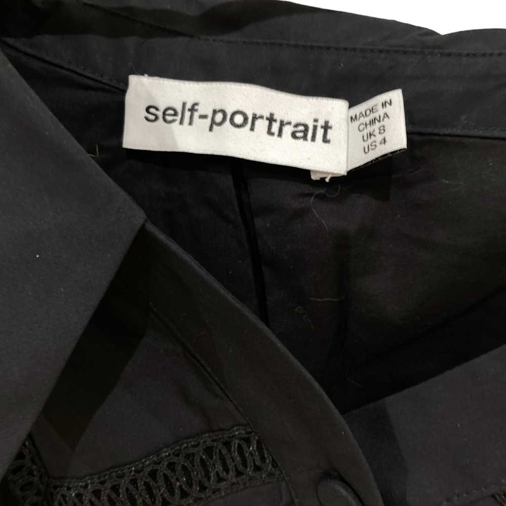 Product Details Self Portrait Black One Shoulder … - image 4