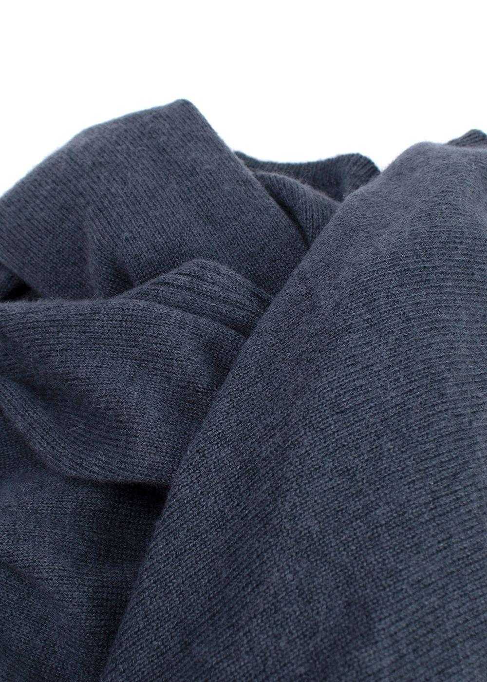 Managed by hewi Pickett Blue Cashmere Scarf - image 10