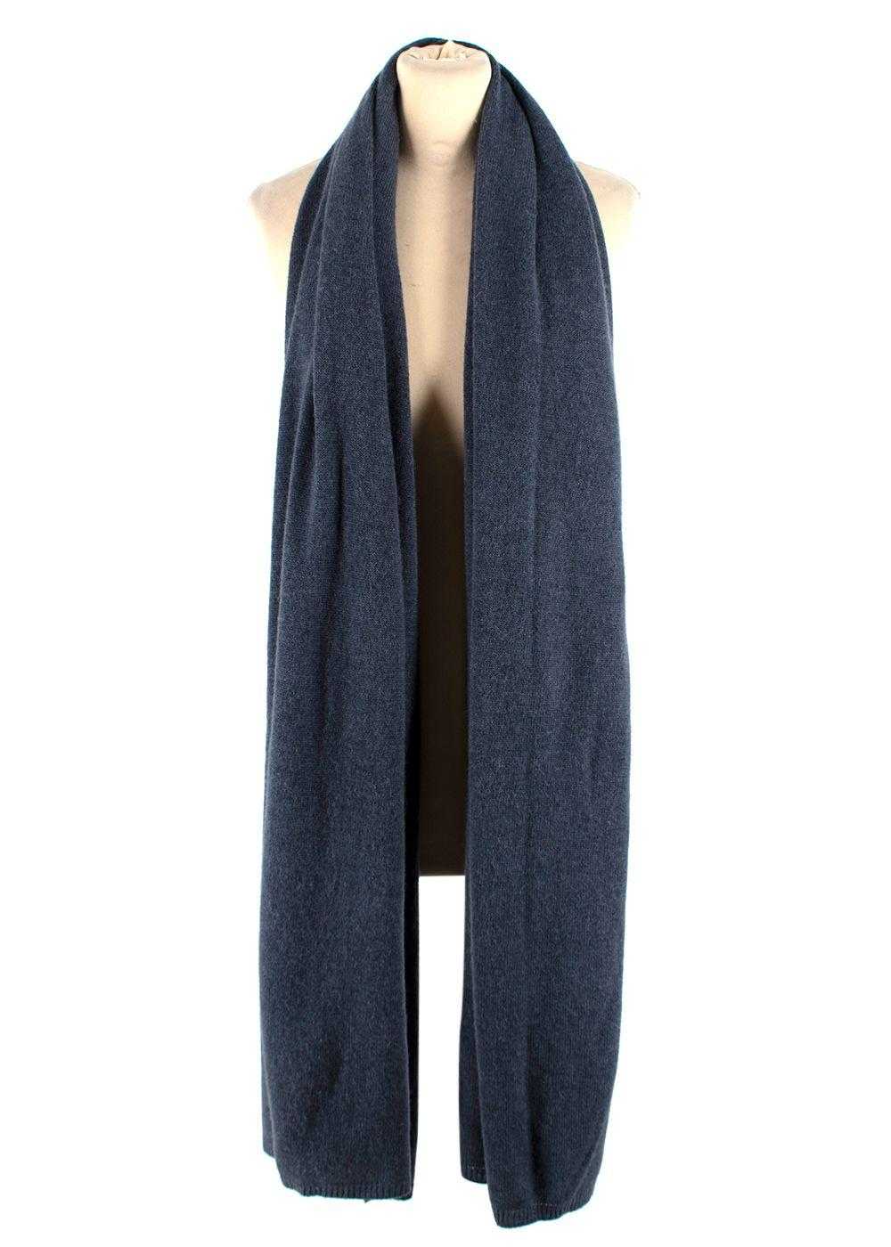 Managed by hewi Pickett Blue Cashmere Scarf - image 2
