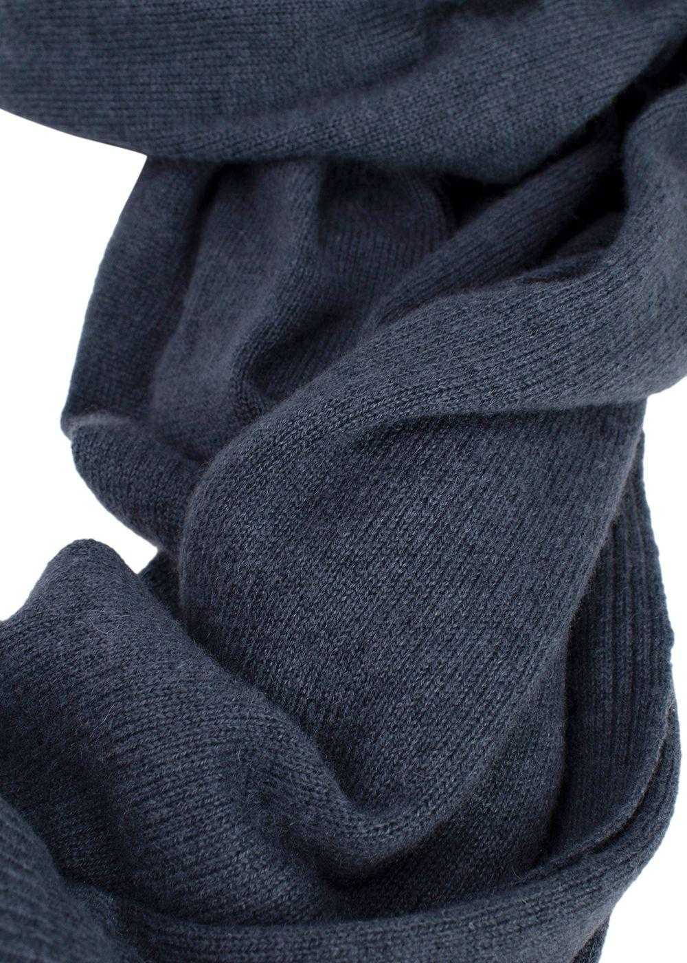 Managed by hewi Pickett Blue Cashmere Scarf - image 5