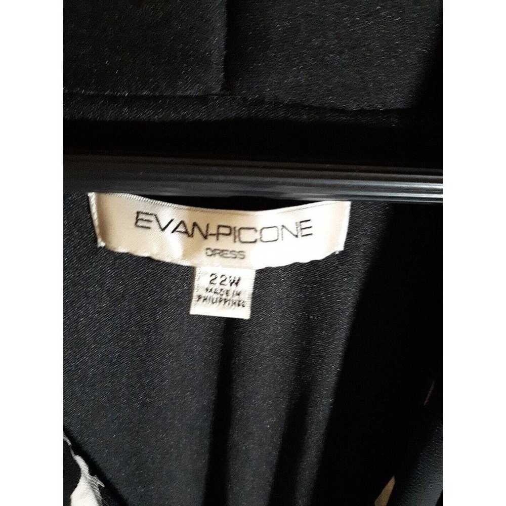 Evan-Picone Womens Size 22W Dress V-Neck Sleevele… - image 2