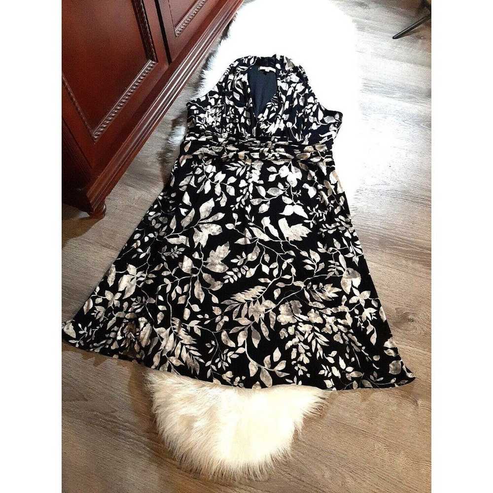 Evan-Picone Womens Size 22W Dress V-Neck Sleevele… - image 8