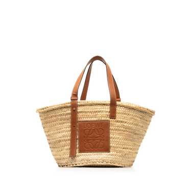 Product Details Loewe Large Raffia Basket Tote Bag