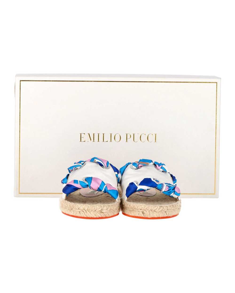 Product Details Emilio Pucci Scarf Espadrilles Sl… - image 3