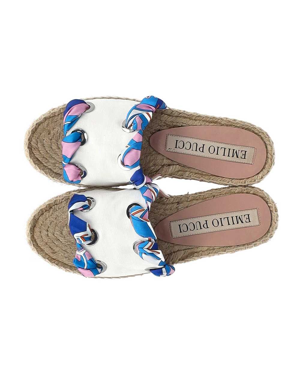 Product Details Emilio Pucci Scarf Espadrilles Sl… - image 6