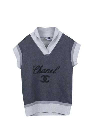 Product Details Chanel Grey Sweatshirt Sweater Ves