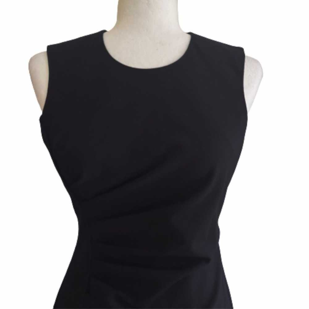 Calvin Klein Dress Black Starburst Ruched Side Sl… - image 5