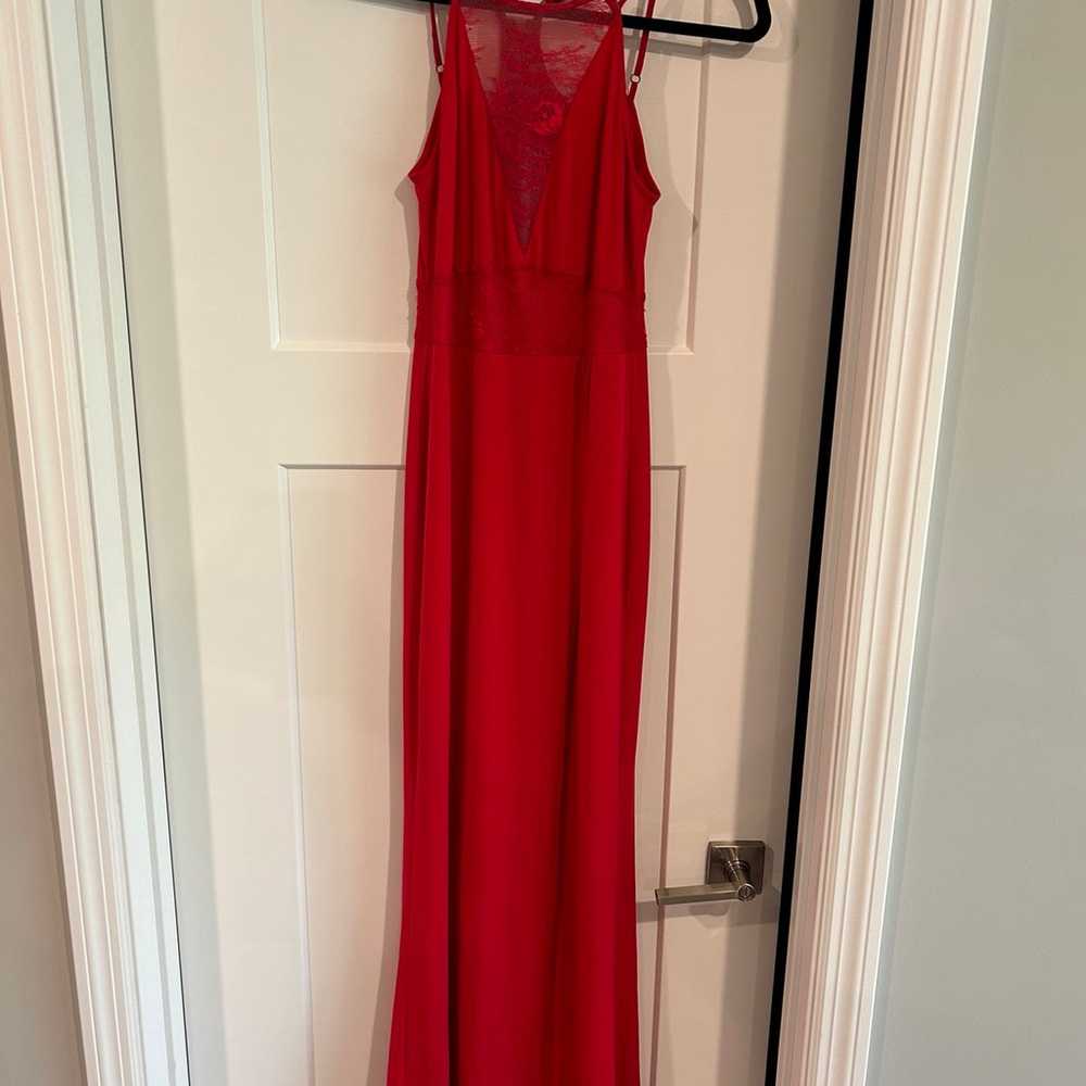 Red ballroom/prom dress - image 1