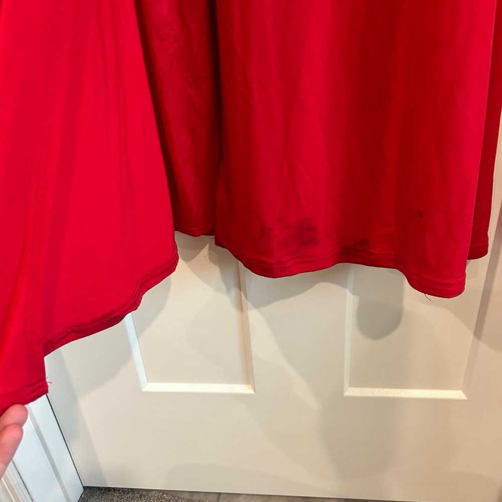 Red ballroom/prom dress - image 4