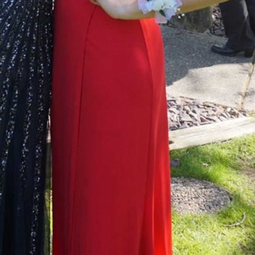 Red ballroom/prom dress - image 7