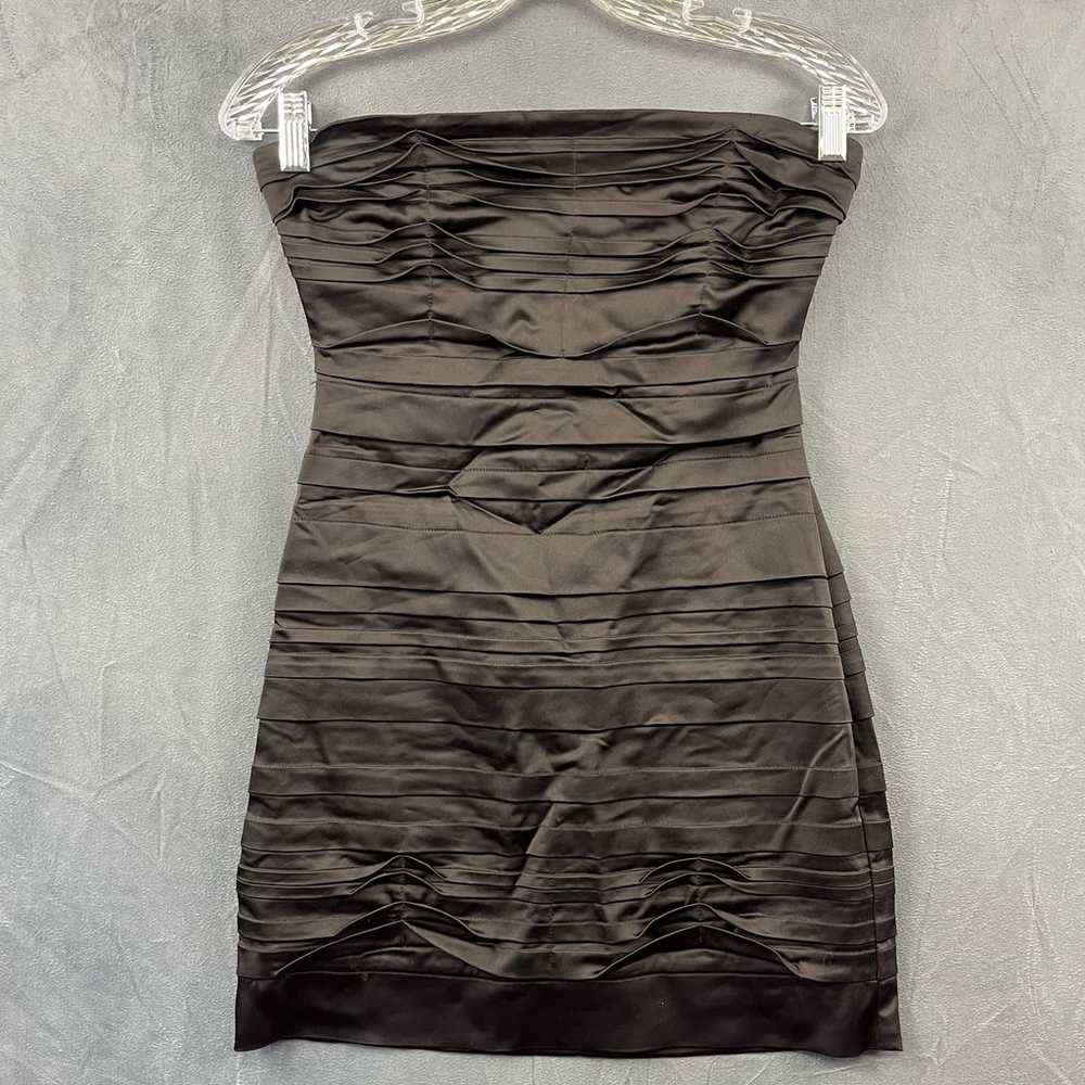 BCBG Maxazria Bodycon Pleated Mini Cocktail Dress… - image 10
